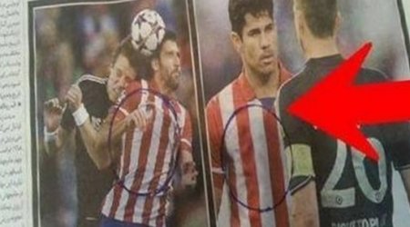 Atletico Madrid: Azerbaijan logo edited out of Iran paper