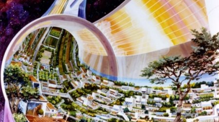 How do you build a city in space?