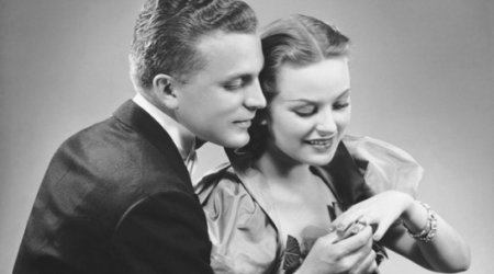 Do people spend a month's salary on a diamond engagement ring?