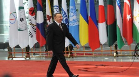 Azərbaycan prezidenti Şanxay Zirvə Toplantısında çıxış edib