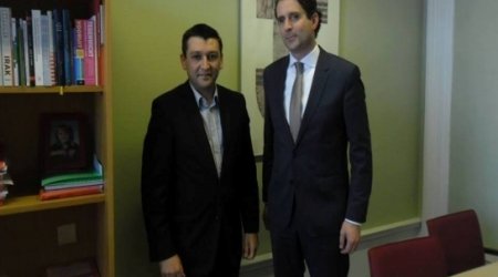 Azerbaijani journalist meets Dutch MP