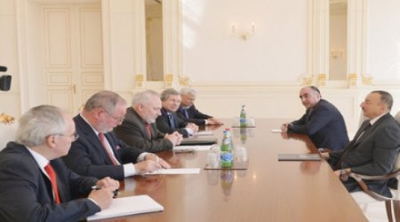 Azerbaijani president receives OSCE Minsk Group co-chairs