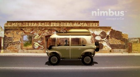 Nimbus Concept e-Car runs on flower power - PHOTO