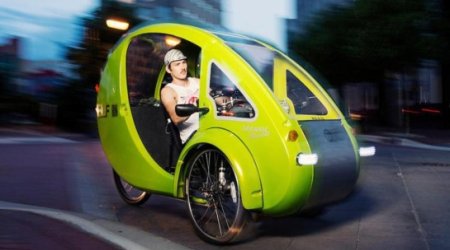 The car that runs on sunshine and sweat - PHOTO