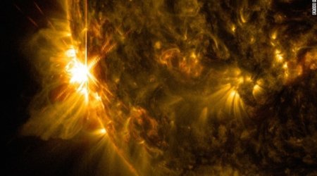 NASA cameras capture huge solar flares