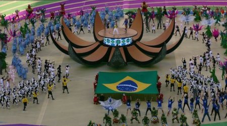 World Cup 2014 kicks off with colourful ceremony - PHOTO