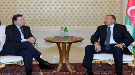 İlham Əliyev və Barrozu bəyanatla çıxış etdilər