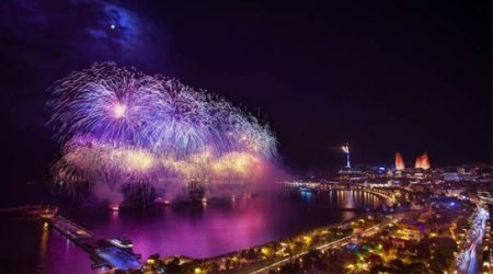 Самый грандиозный салют в истории Азербайджана –ВИДЕО