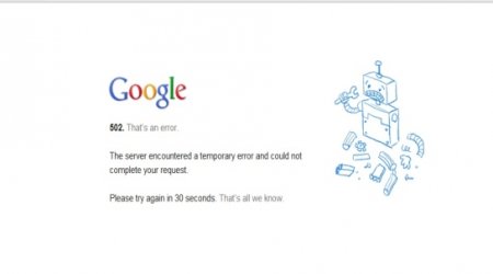 Google goes down