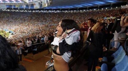 How Rihanna enjoyed Germany's World Cup final triumph - PHOTO