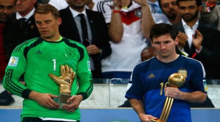 Messi suffers humiliation of walking past World Cup trophy TWICE