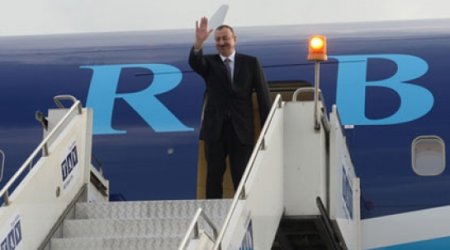 İlham Əliyevin səfəri başa çatdı