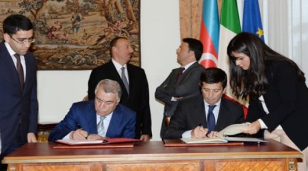 Azerbaijan, Italy sign cooperation agreements