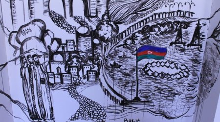 Регионы Азербайджана в работах Ляман Юсифли - ФОТО