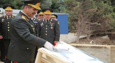 Silahlı Qüvvələrinin Baş Qərargahı üçün yeni binanın təməli qoyulub
