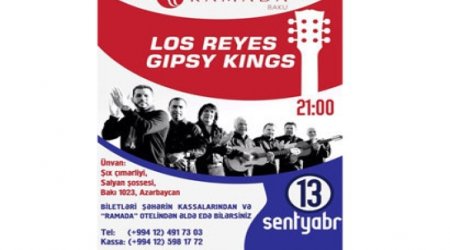 В Баку впервые выступят с концертом «Los Reyes Gipsy Kings»