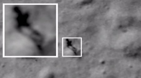 Is this a human stood on the surface of the moon? - VIDEO