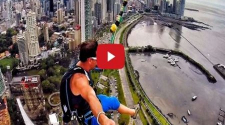 World's Largest Urban Zipline - VIDEO