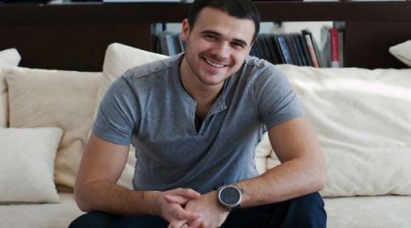 Emin də buzlu suda çimdi - VİDEO