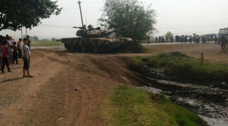 Our tanks in Agstafa - PHOTO