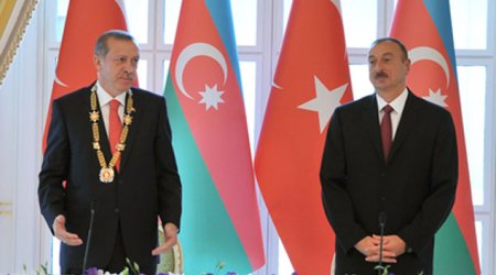 Ərdoğana “Heydər Əliyev” ordeni verildi - FOTOLAR