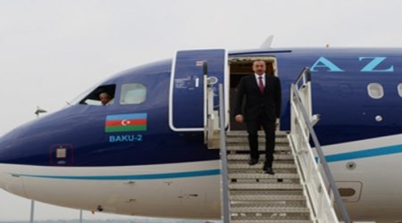 Aliyev visits UK to join NATO summit