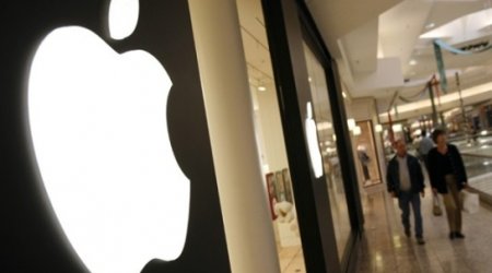 Apple stock goes up, then down