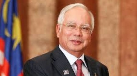Najib arrives for two-day official visit to Azerbaijan