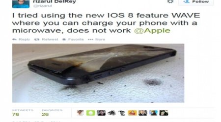 Putting your iPhone in the microwave will COOK it, not charge it - PHOTO+VIDEO