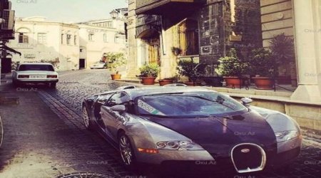 Multi-million dollar Bugatti seen in Baku
