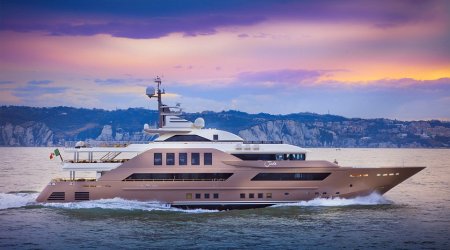 On board a 196ft mega yacht - PHOTO