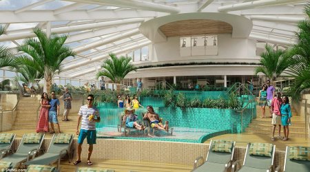 Giant cruise ship with 300ft-high viewing pod - PHOTO