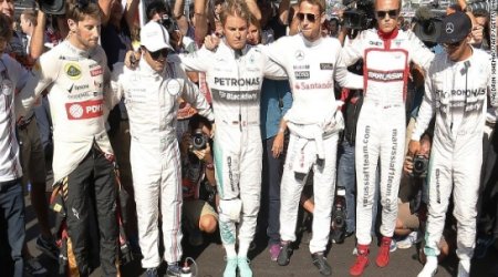 Historic win for Mercedes in Russia overshadowed by Bianchi tribute