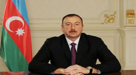 İlham Əliyev təməlqoyma mərasimində iştirak edib