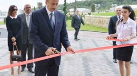 Prezident otellərin açılışında iştirak etdi - Naftalanda