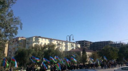 Xırdalanda yürüş keçirilir