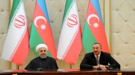 Azerbaijani, Iranian presidents attend business forum in Baku