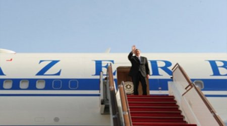 Azeri president arrives in Vienna