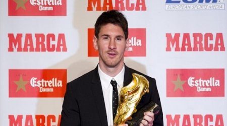 Messi to collect Golden Shoe on 20th November