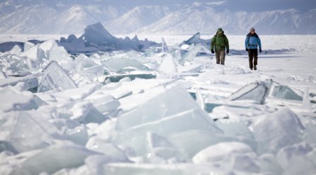 World's oldest and deepest lake really pretty when it's frozen - PHOTO