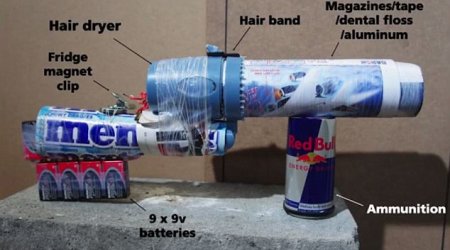 Security expert builds fully operational GUN from items - PHOTO+VIDEO