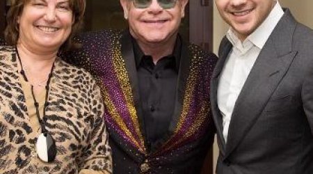 Azeri billionaire singer Emin and Elton John - PHOTO