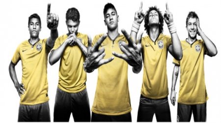 Nike kick-off shirt war with Brazil World Cup kit - PHOTO