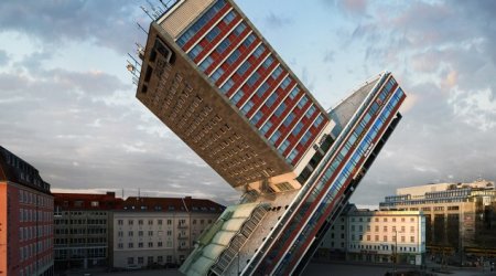 Designer turns Munich hotel skyscraper into 88 pieces of art - PHOTO