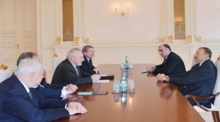Azerbaijani president receives OSCE Minsk group co-chairs