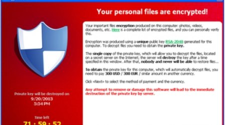 Cryptolocker 'infects 250,000 PCs'