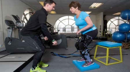 Stroke survivor learns to walk again thanks to revolutionary bionic leg