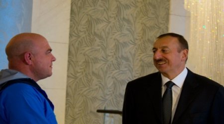 A meeting with the president of Azerbaijan