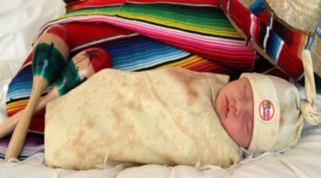 How to make your newborn look like a flour tortilla