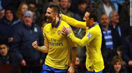 Arsenal beat Aston Villa to regain EPL top spot